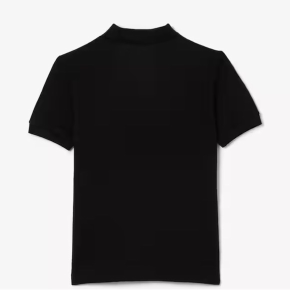 LACOSTE Kids, boys, girls unisex short sleeve black IZOD Polo, LARGE - Picture 3 of 8